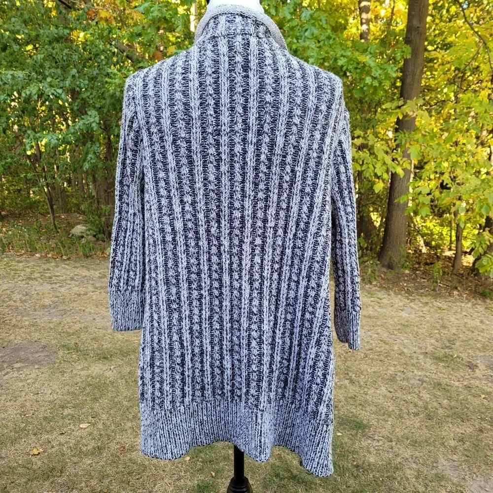 Thakoon for Design Nation Long Marled Open Front Cardigan size Medium
